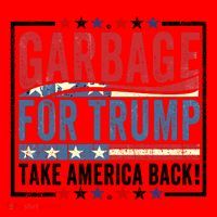 Garbage For Trump Take America Back Santa Hat thumb 1