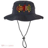 Gobble Funny Turkey Matching Thanksgiving Cute Family Bucket Hat thumb 0