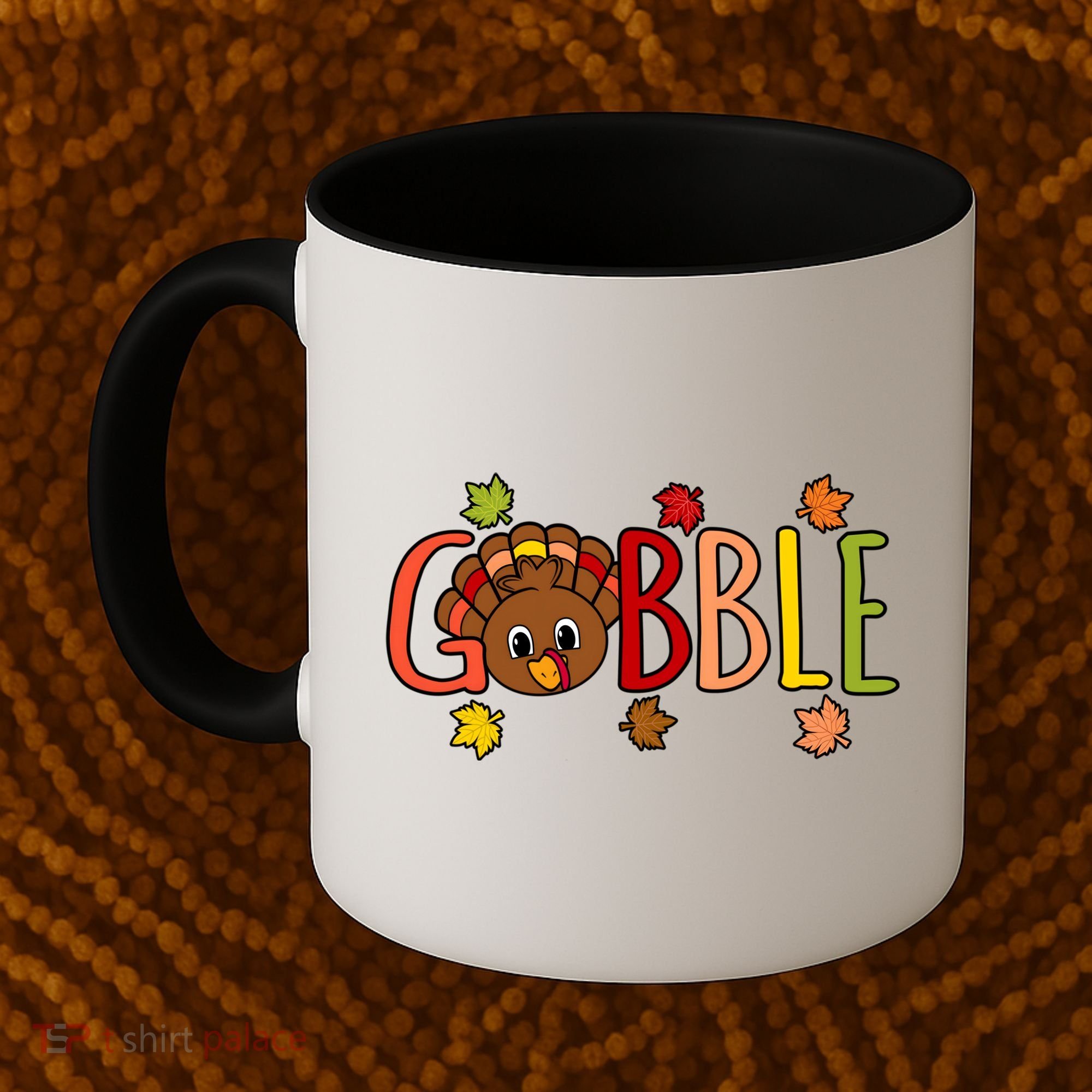 Gobble Funny Turkey Matching Thanksgiving Cute Family Coffee Mug