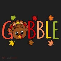 Gobble Funny Turkey Matching Thanksgiving Cute Family Beanie thumb 2