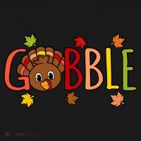 Gobble Funny Turkey Matching Thanksgiving Cute Family Kids Sweatshirt thumb 2