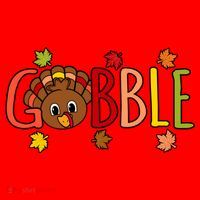 Gobble Funny Turkey Matching Thanksgiving Cute Family Santa Hat thumb 1