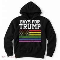 Gays For Trump Usa Flag Pro Reelect Donald 2020 Lgpt Gift Hoodie thumb 0