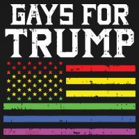 Gays For Trump Usa Flag Pro Reelect Donald 2020 Lgpt Gift Apron thumb 3