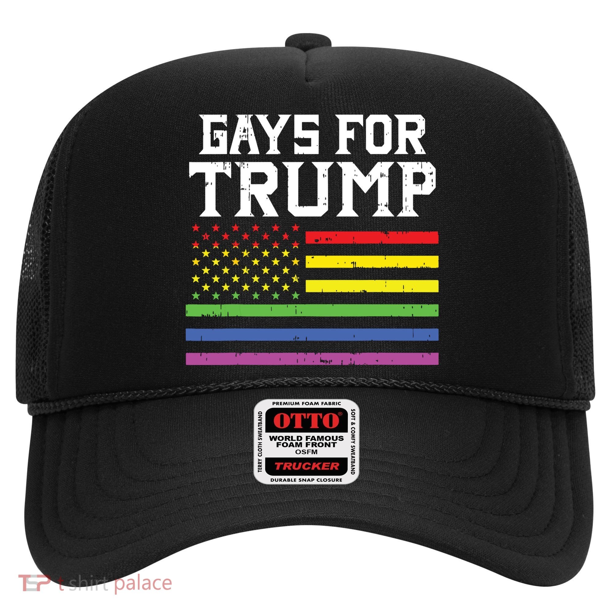 Gays For Trump Usa Flag Pro Reelect Donald 2020 Lgpt Gift Hat
