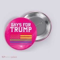 Gays For Trump Usa Flag Pro Reelect Donald 2020 Lgpt Gift Button thumb 0