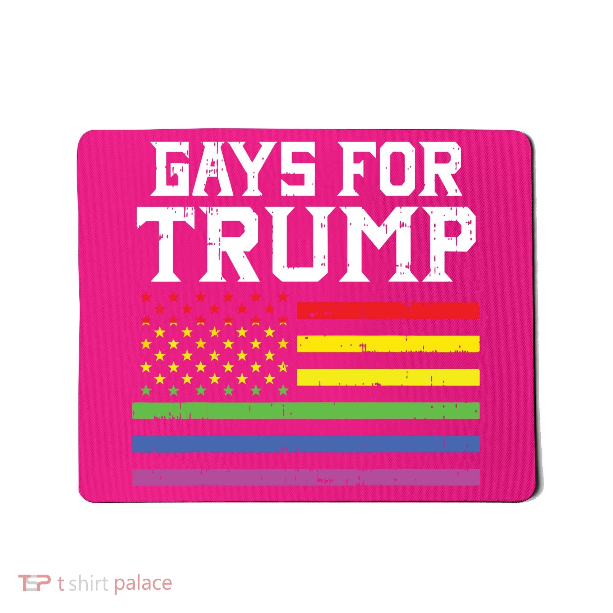 Gays For Trump Usa Flag Pro Reelect Donald 2020 Lgpt Gift Mousepad
