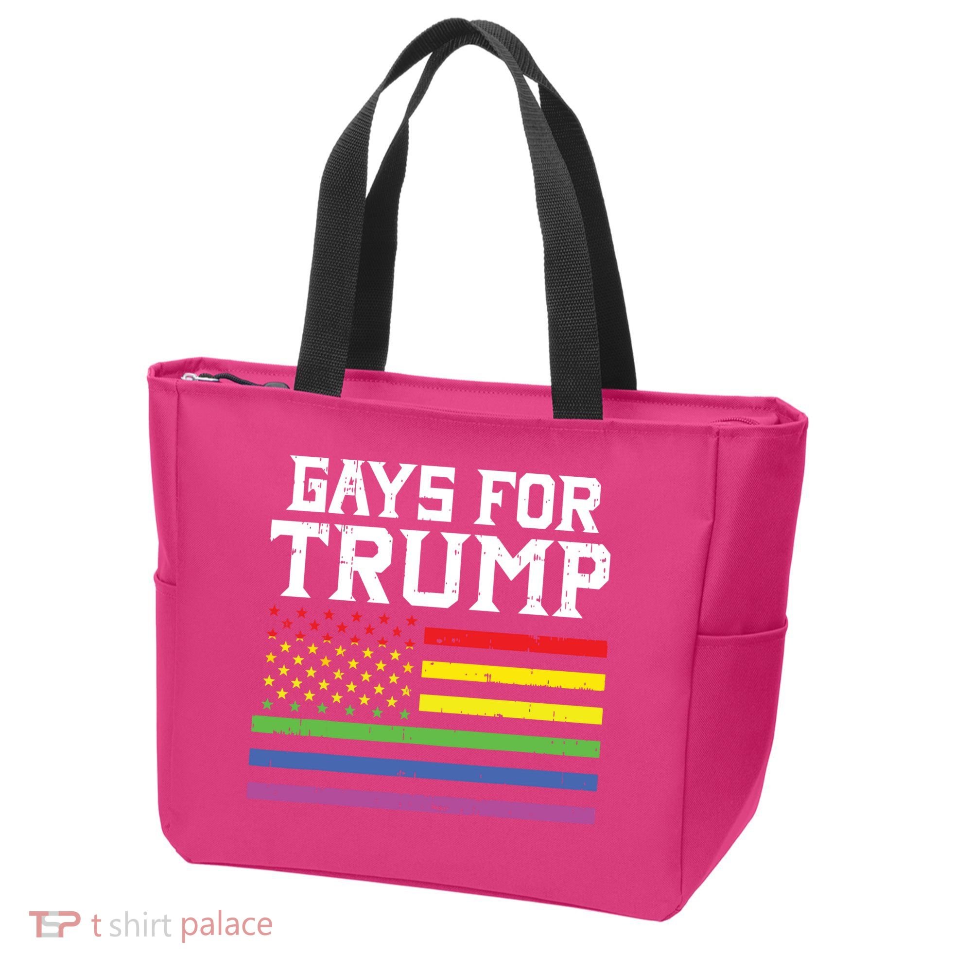 Gays For Trump Usa Flag Pro Reelect Donald 2020 Lgpt Gift Tote Bag