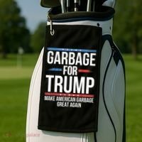 Garbage For Trump Make American Garbage Great Again Golf Towel thumb 2