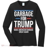 Garbage For Trump Make American Garbage Great Again Women's Long Sleeve Shirt thumb 0
