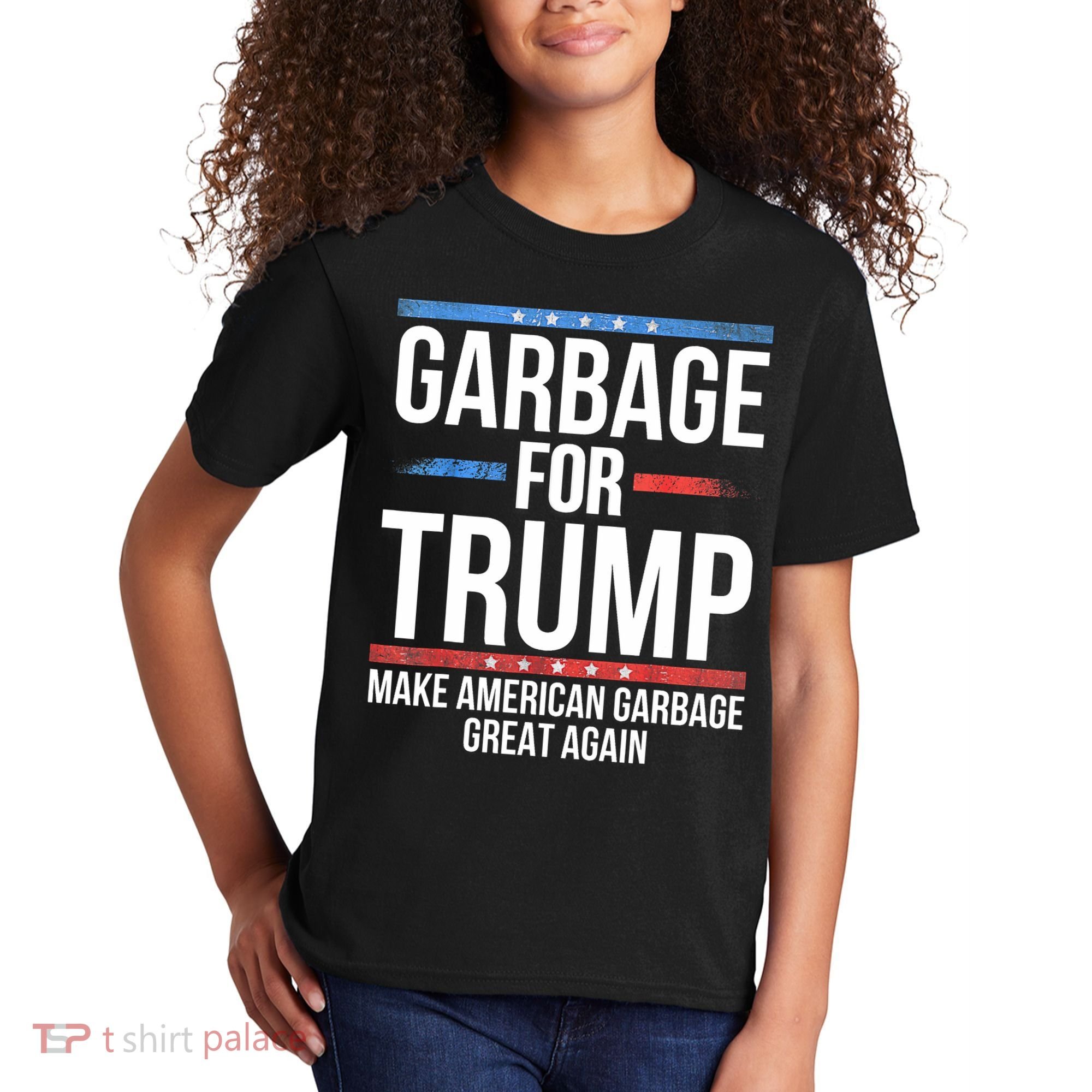Garbage For Trump Make American Garbage Great Again Kids T-Shirt