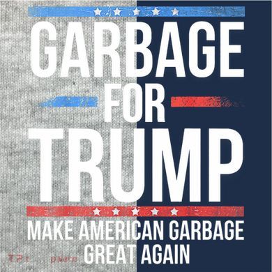 Garbage For Trump Make American Garbage Great Again Kids Colorblock Raglan Jersey