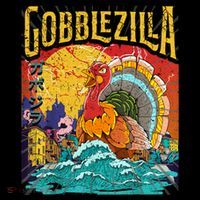 Gobblezila Funny Thanksgiving Monster Movie Spoof Coffee Mug thumb 5