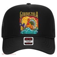 Gobblezila Funny Thanksgiving Monster Movie Spoof Hat thumb 0