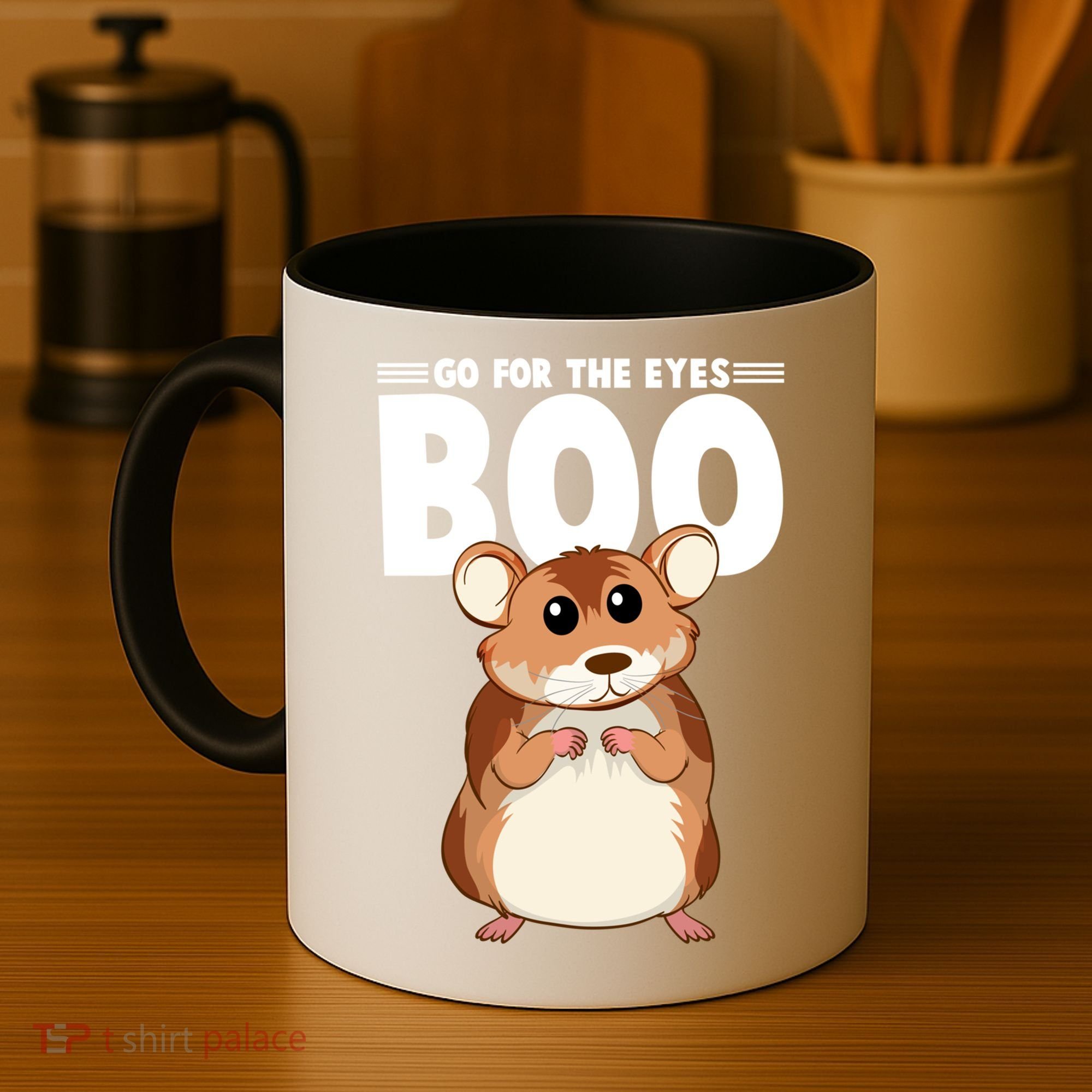 Go For The Eyes Boo Hamster Guinea Pig Funny Gift Hamster Great Gift Coffee Mug