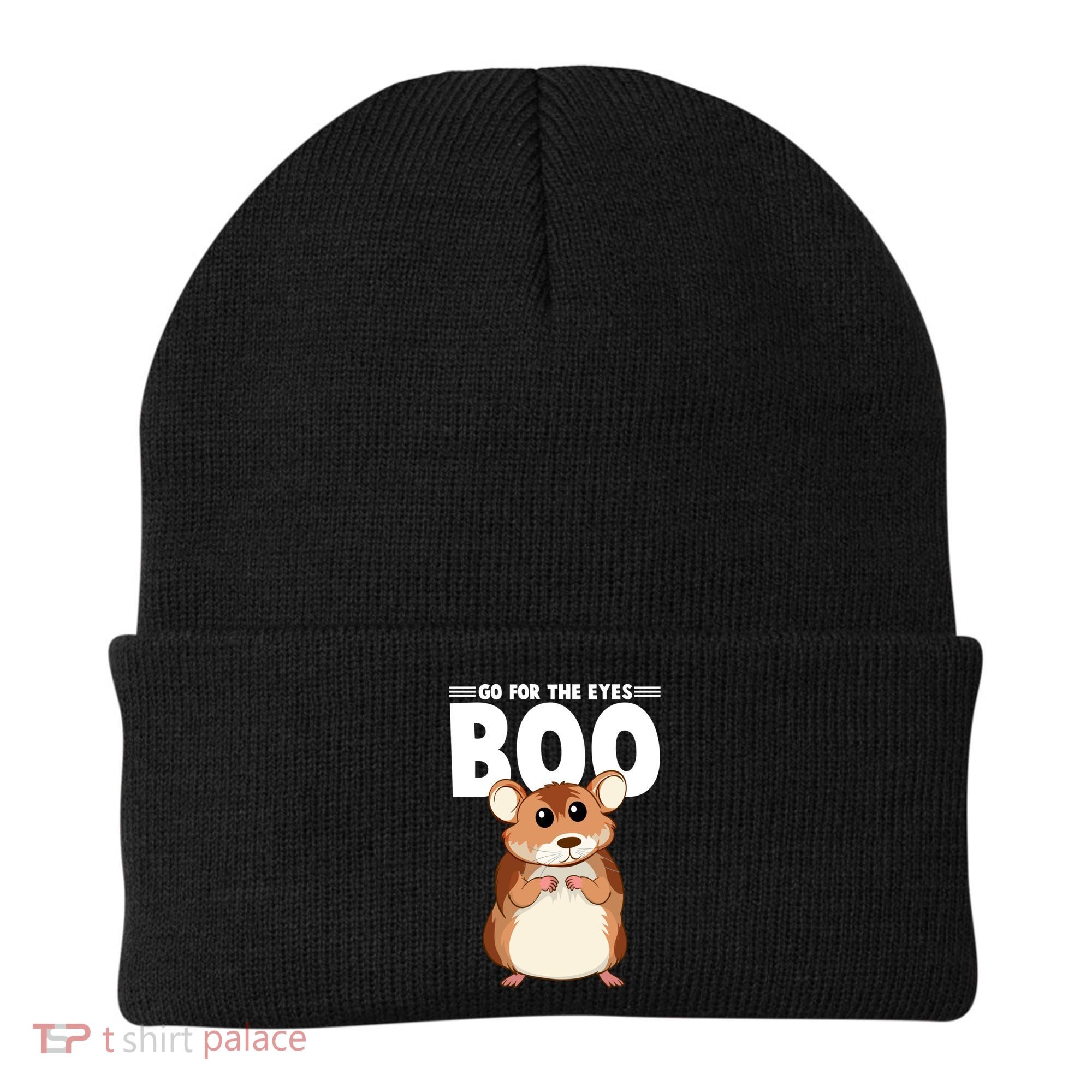 Go For The Eyes Boo Hamster Guinea Pig Funny Gift Hamster Great Gift Beanie