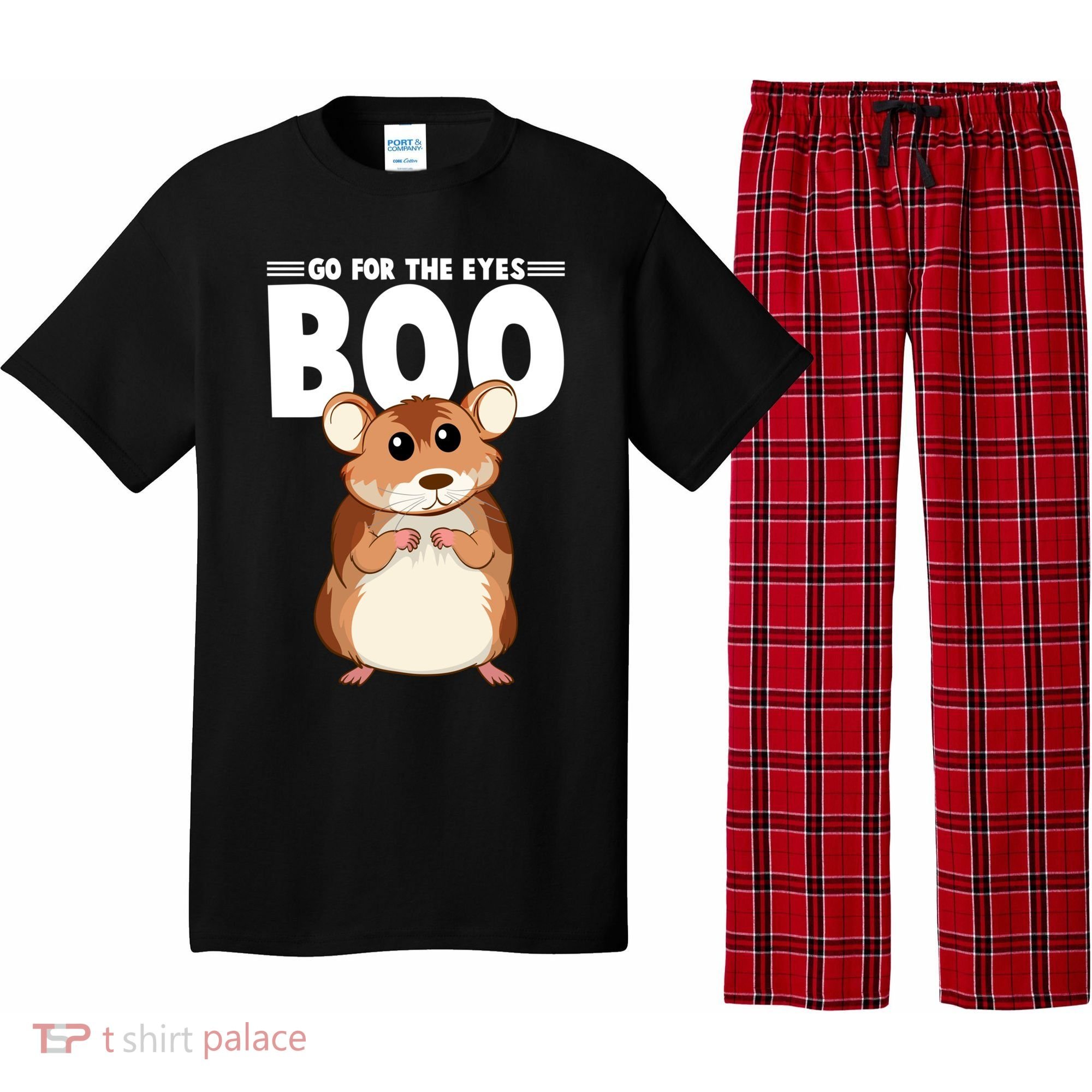 Go For The Eyes Boo Hamster Guinea Pig Funny Gift Hamster Great Gift Pajama Set