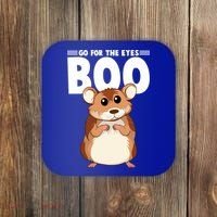 Go For The Eyes Boo Hamster Guinea Pig Funny Gift Hamster Great Gift Coaster thumb 0