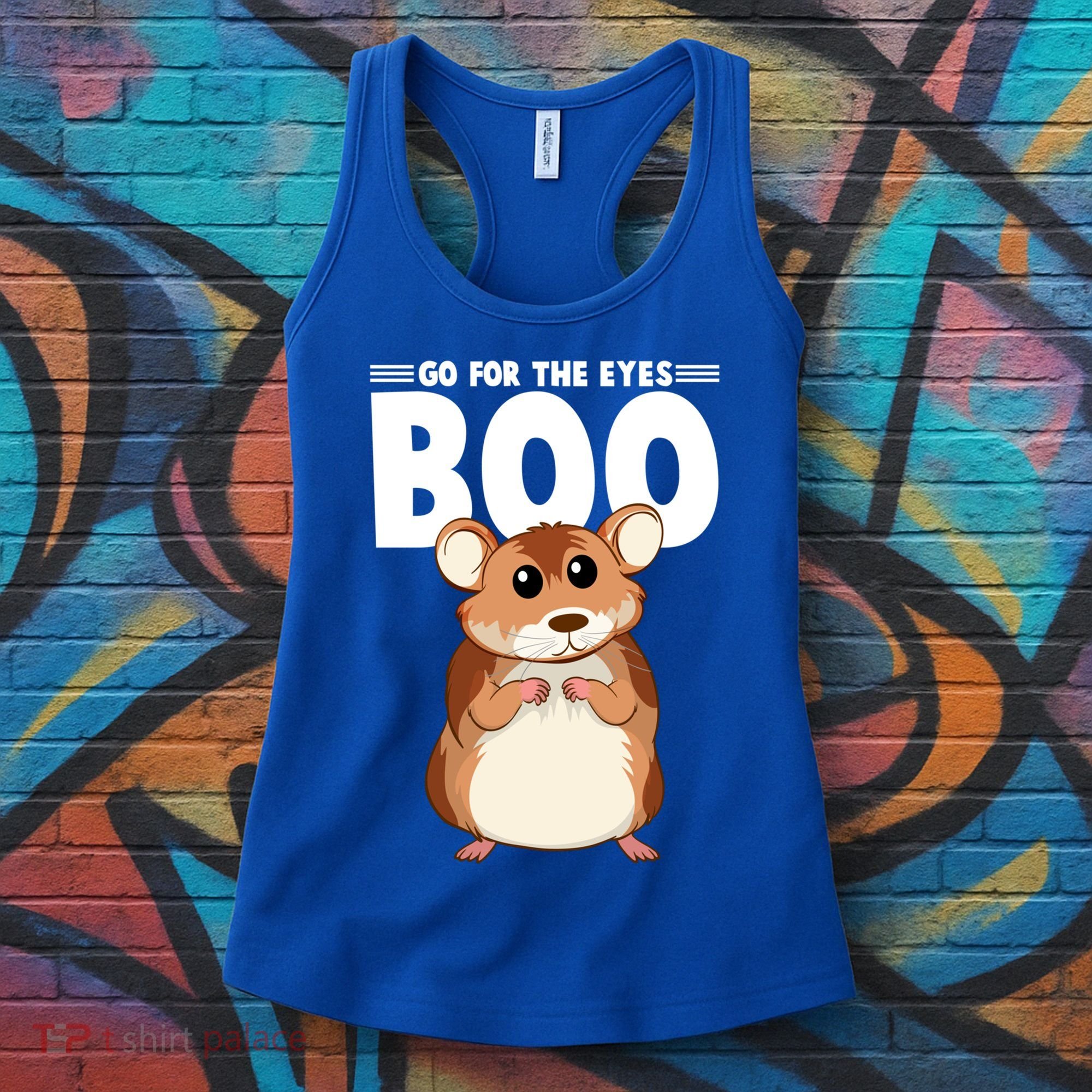 Go For The Eyes Boo Hamster Guinea Pig Funny Gift Hamster Great Gift Women's Tank Top