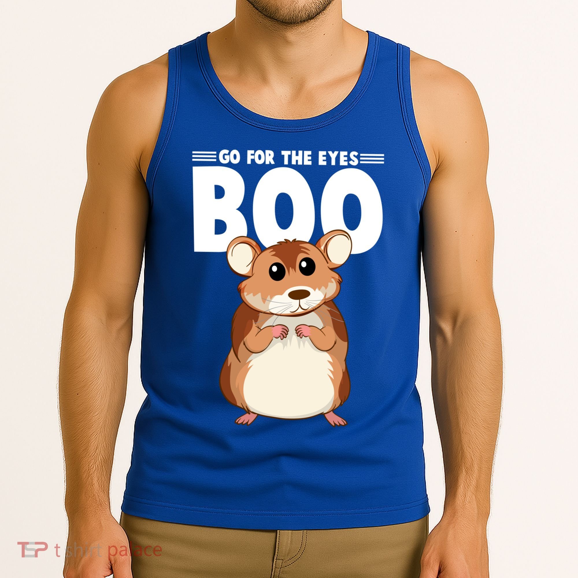 Go For The Eyes Boo Hamster Guinea Pig Funny Gift Hamster Great Gift Tank Top