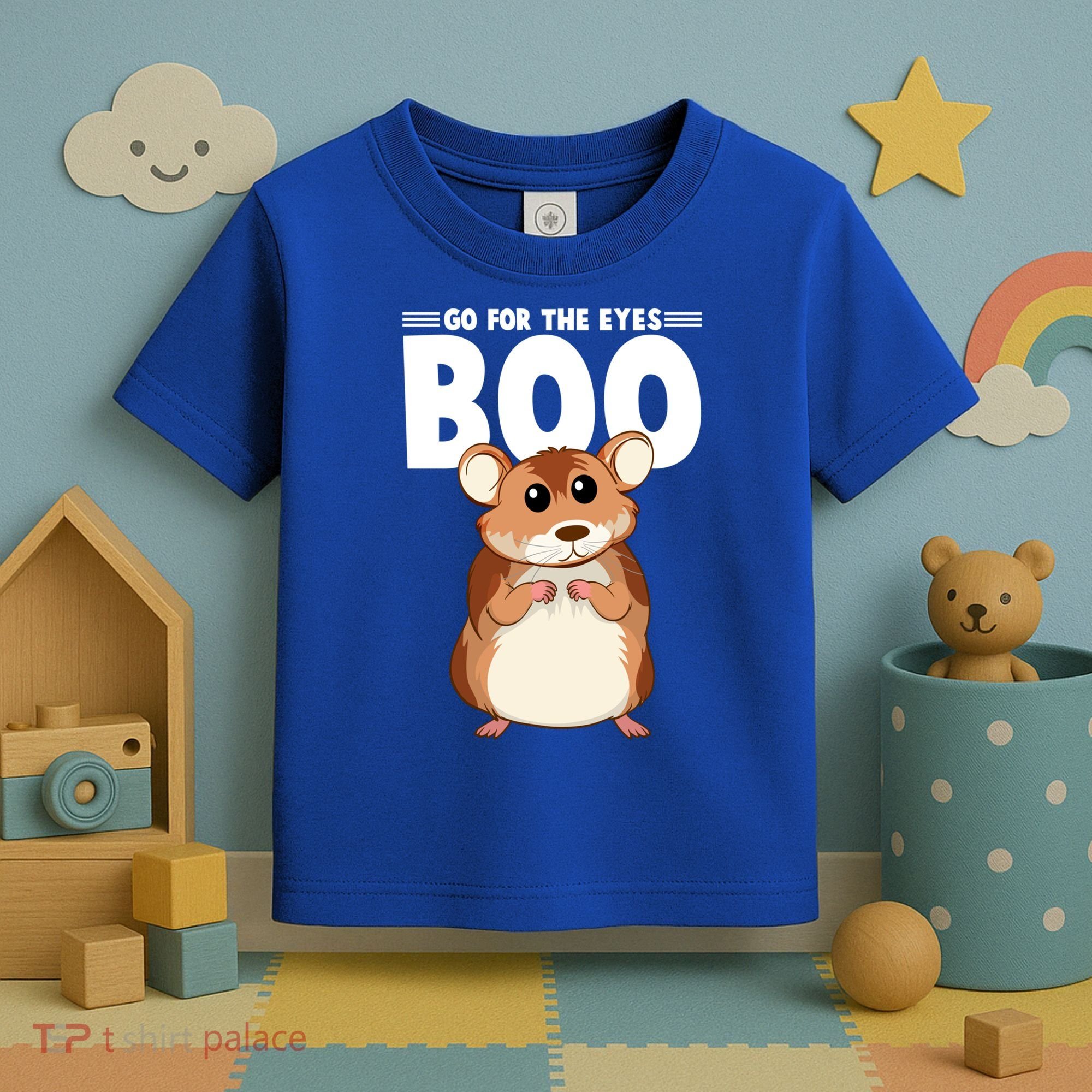 Go For The Eyes Boo Hamster Guinea Pig Funny Gift Hamster Great Gift Toddler T-Shirt