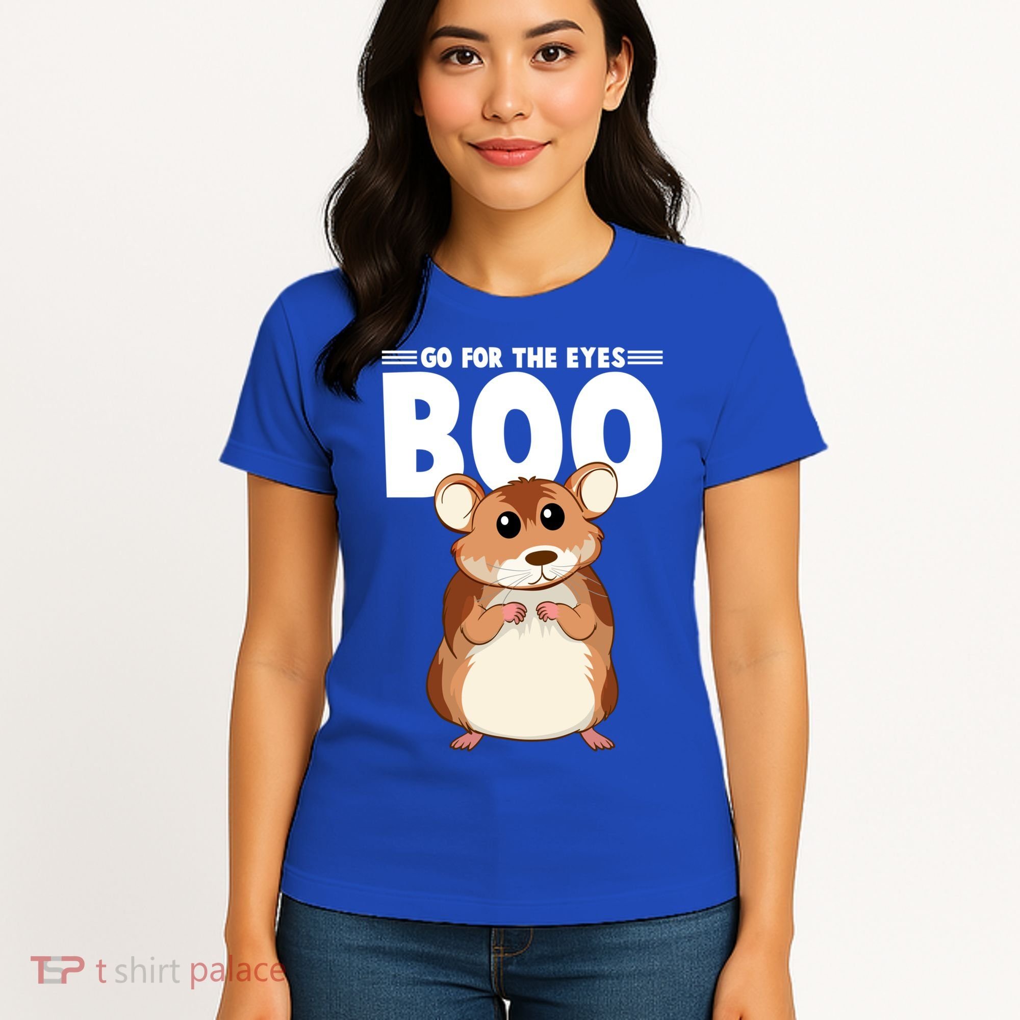 Go For The Eyes Boo Hamster Guinea Pig Funny Gift Hamster Great Gift Women's T-Shirt