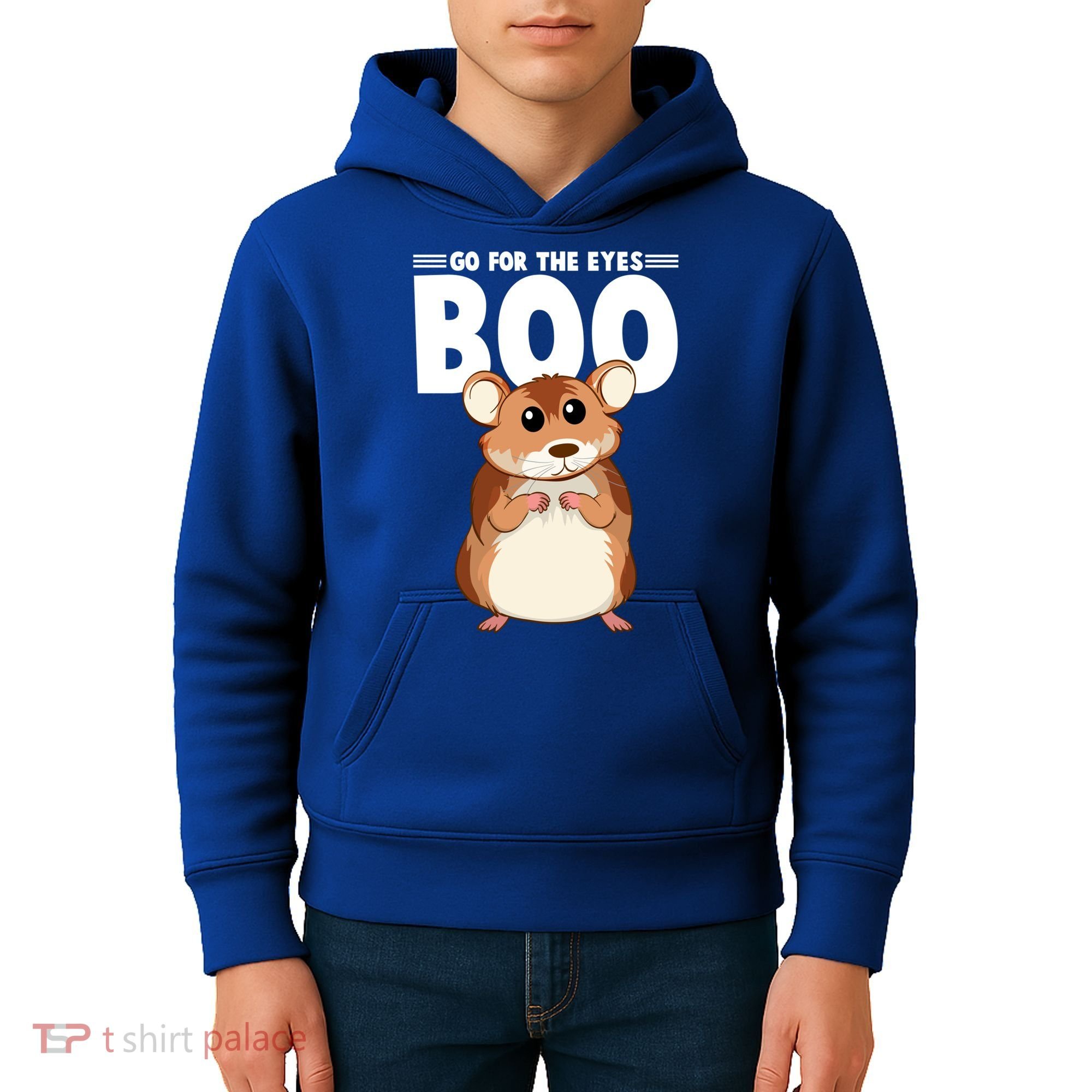 Go For The Eyes Boo Hamster Guinea Pig Funny Gift Hamster Great Gift Kids Hoodie