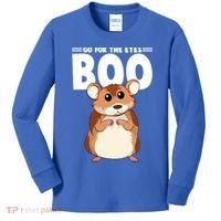 Go For The Eyes Boo Hamster Guinea Pig Funny Gift Hamster Great Gift Kids Long Sleeve Shirt thumb 0