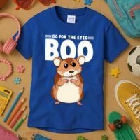 Go For The Eyes Boo Hamster Guinea Pig Funny Gift Hamster Great Gift Kids T-Shirt thumb 3