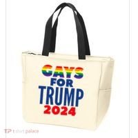 Gays For Trump 2024 Election Tote Bag thumb 3