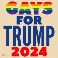 Gays For Trump 2024 Election Tote Bag thumb 4
