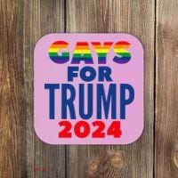 Gays For Trump 2024 Election Coaster thumb 0