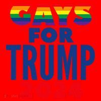 Gays For Trump 2024 Election Santa Hat thumb 1