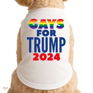 Gays For Trump 2024 Election Doggie Tank