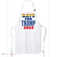 Gays For Trump 2024 Election Apron thumb 0