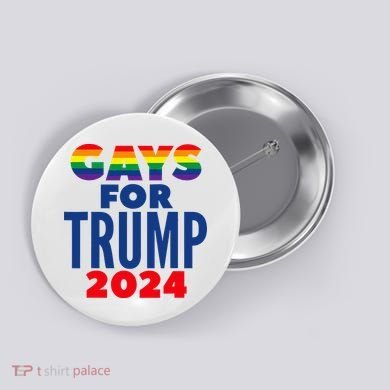 Gays For Trump 2024 Election Button