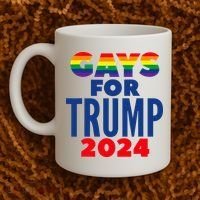 Gays For Trump 2024 Election Coffee Mug thumb 2