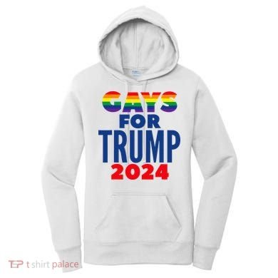Gays For Trump 2024 Election Women's Hoodie