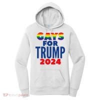 Gays For Trump 2024 Election Women's Hoodie thumb 0