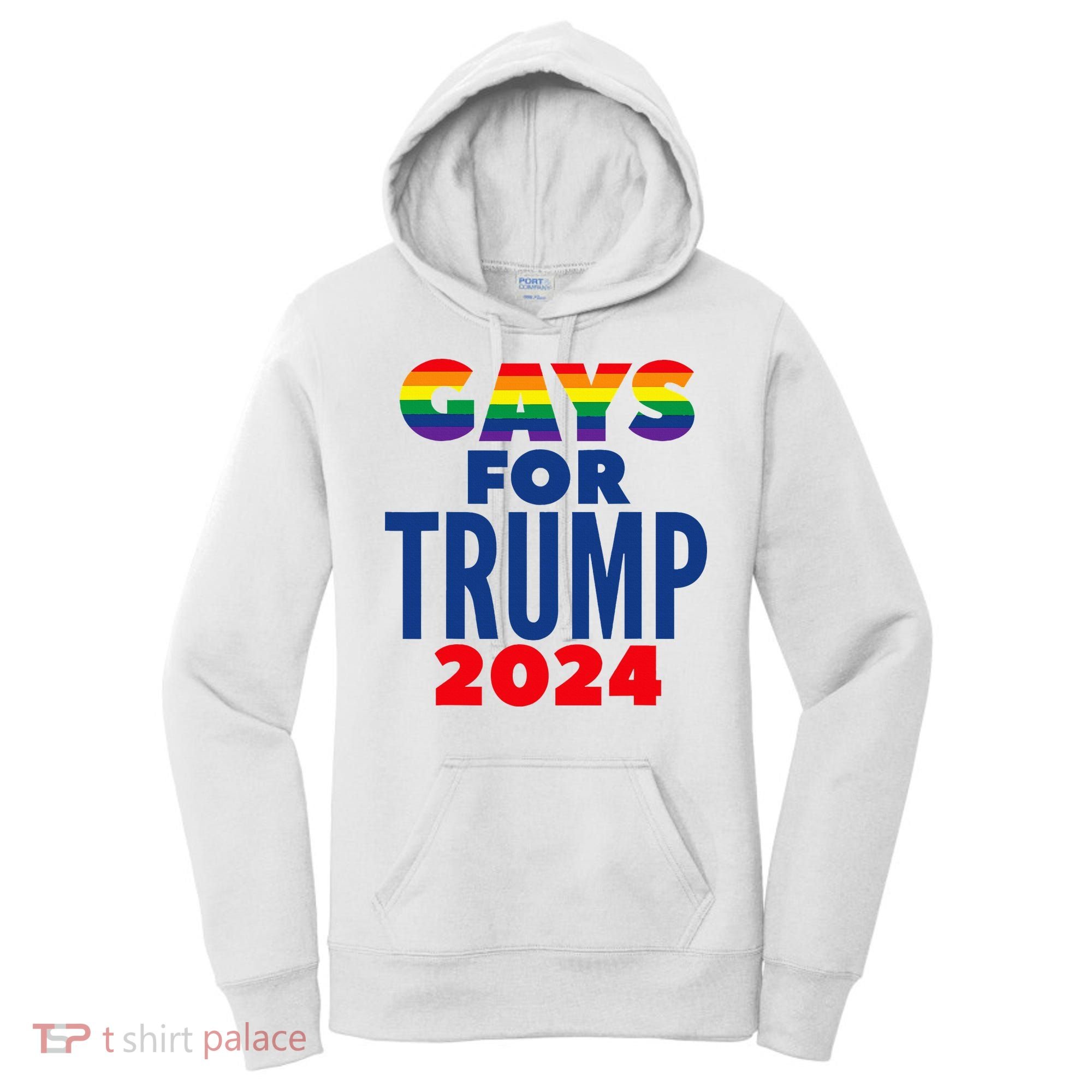 Gays For Trump 2024 Election Women's Hoodie