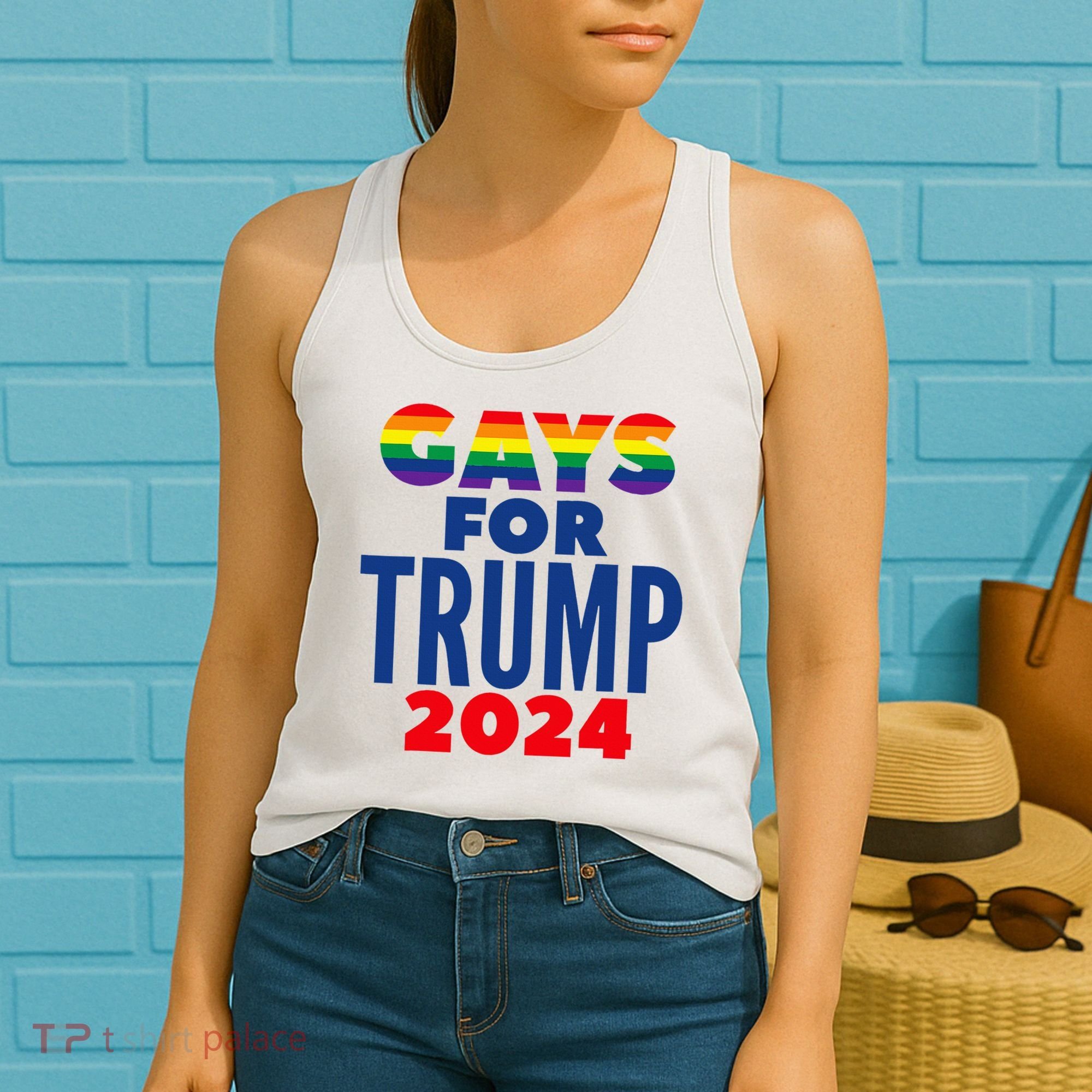 Gays For Trump 2024 Election Women's Tank Top