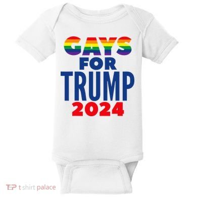 Gays For Trump 2024 Election Baby Bodysuit