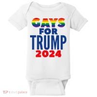 Gays For Trump 2024 Election Baby Bodysuit thumb 0