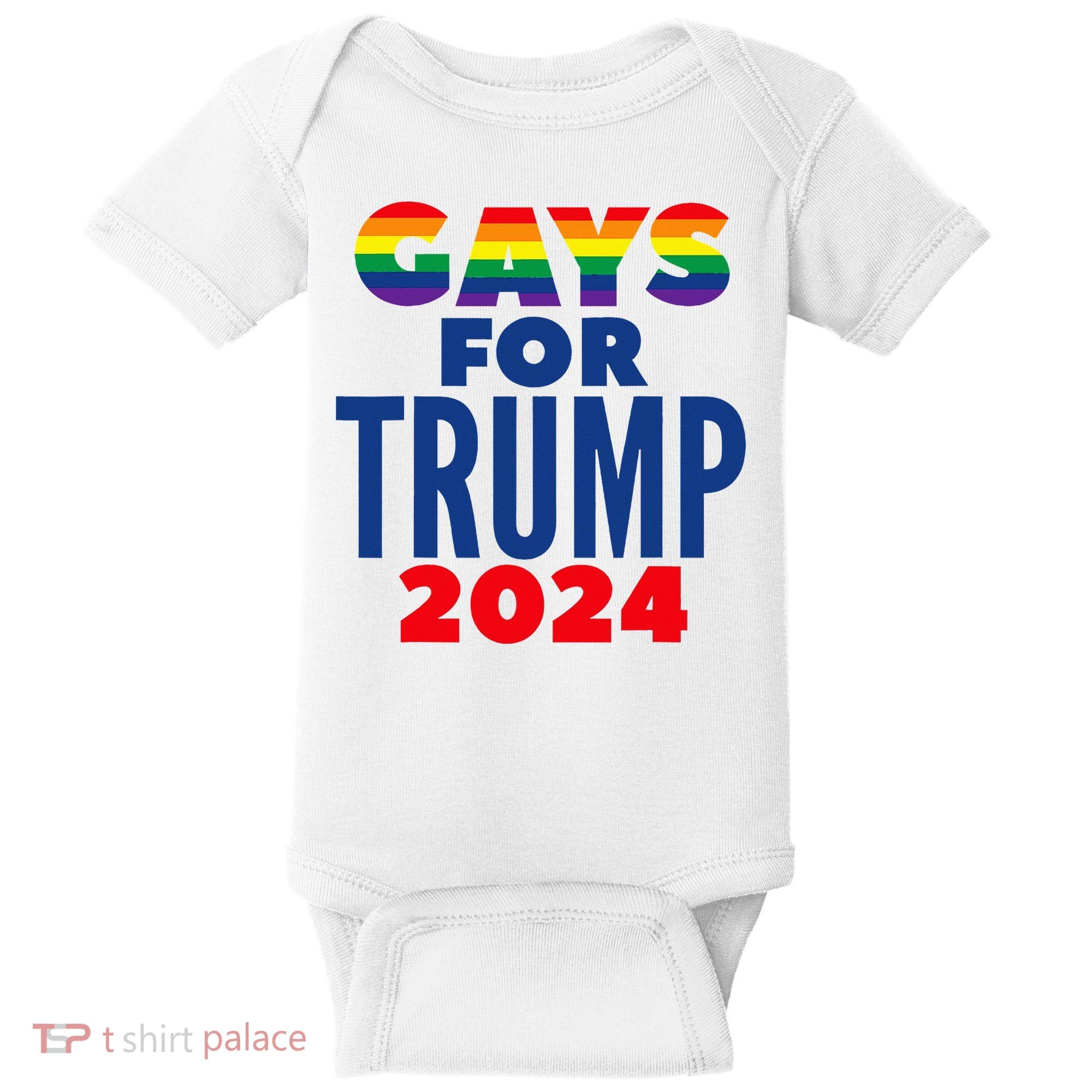 Gays For Trump 2024 Election Baby Bodysuit