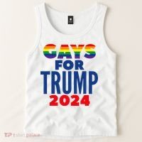 Gays For Trump 2024 Election Tank Top thumb 2