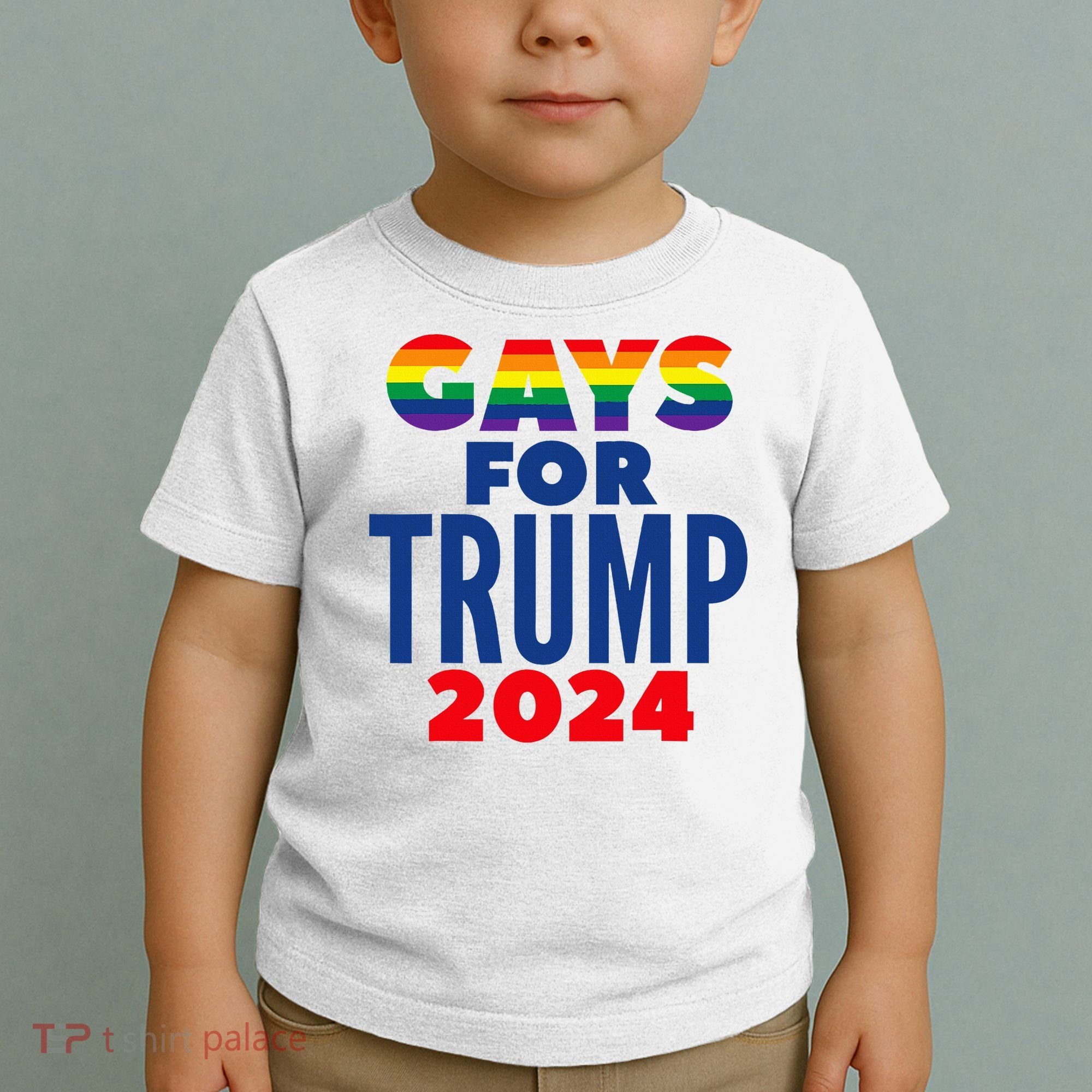 Gays For Trump 2024 Election Toddler T-Shirt