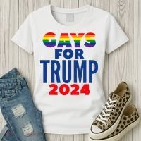 Gays For Trump 2024 Election Women's T-Shirt thumb 3