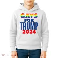 Gays For Trump 2024 Election Kids Hoodie thumb 4