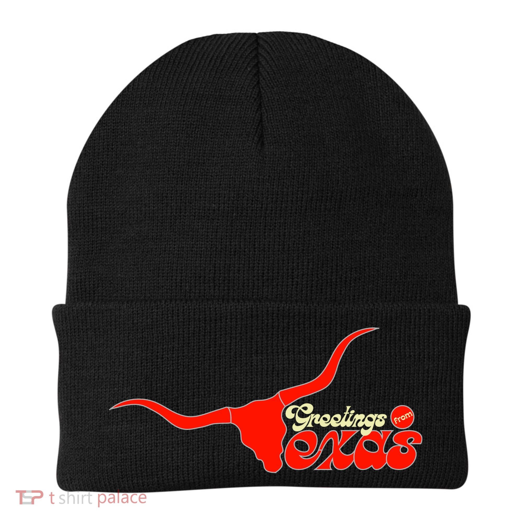 Greetings From Texas Longhorn Logo Beanie
