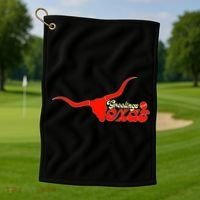 Greetings From Texas Longhorn Logo Golf Towel thumb 1